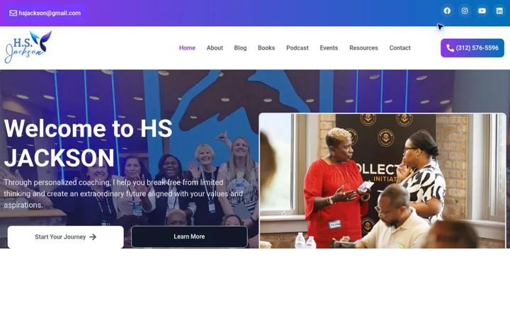 HS Jackson website designed by GBN Web Designs